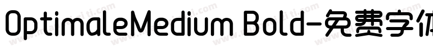 OptimaleMedium Bold字体转换